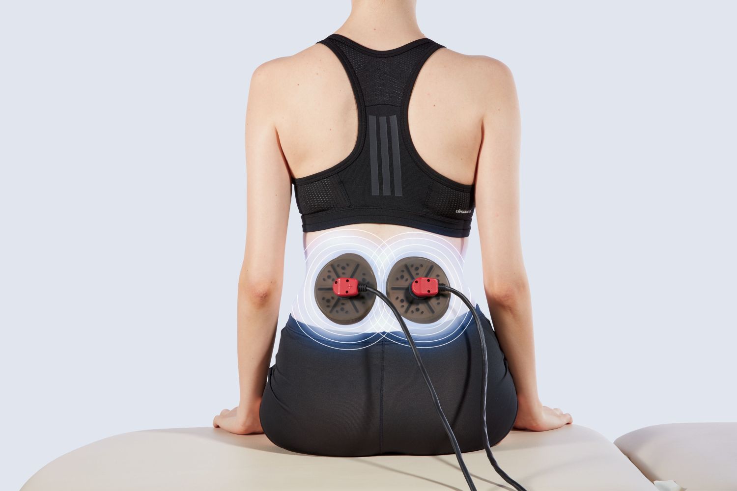 干渉電流型低周波治療器 フィジオ5D 使用イメージ